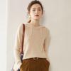 Women's Cashmere Hooded Sweater - Loose Fit, Korean Style, Ideal for Autumn and Winter.