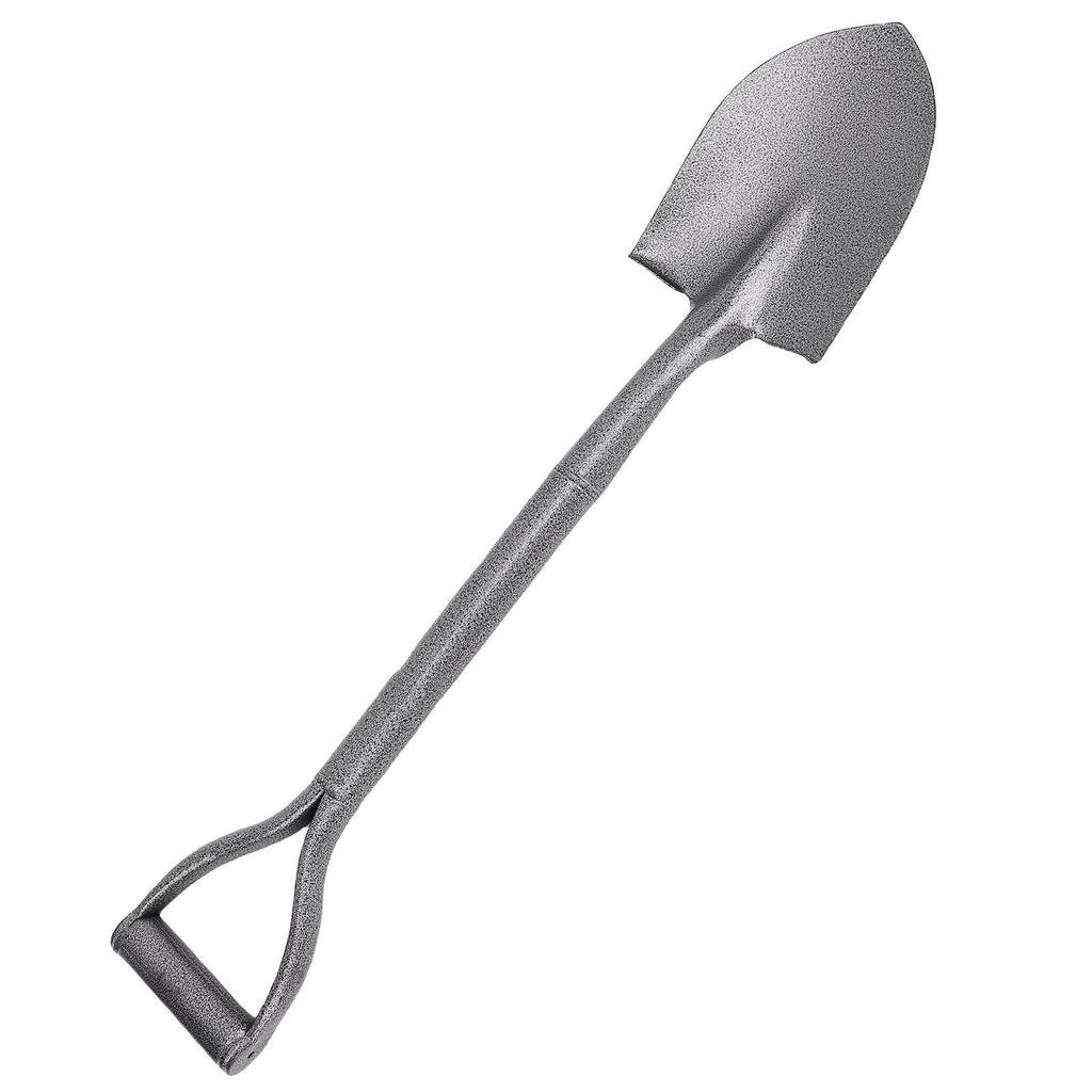 Integrated All Metal Shovel D Handle Tip Head 76cm Manganese Steel Digging Shovel for Camping Planting
