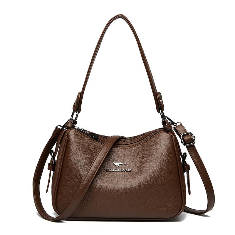 Jednoduchá a elegantní crossbody taška, velkokapacitní, všestranná pro dojíždění, ležérní taška přes jedno rameno