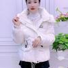 Down Padded Jacket Short Winter Padded Jacket Fashion Warm Hooded Loose Thick Padded Jacket
