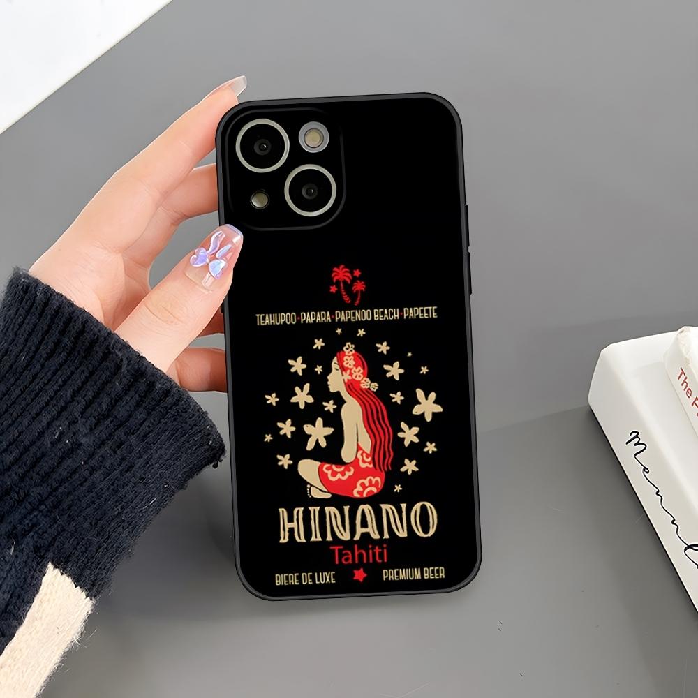 Hinano Tahiti1 Throw Phone Case For Iphone 17 Air 15 Pro Max 14 Pro 16 Plus 12 13 11 Xr X Xs 8 7 Plus Back Cover