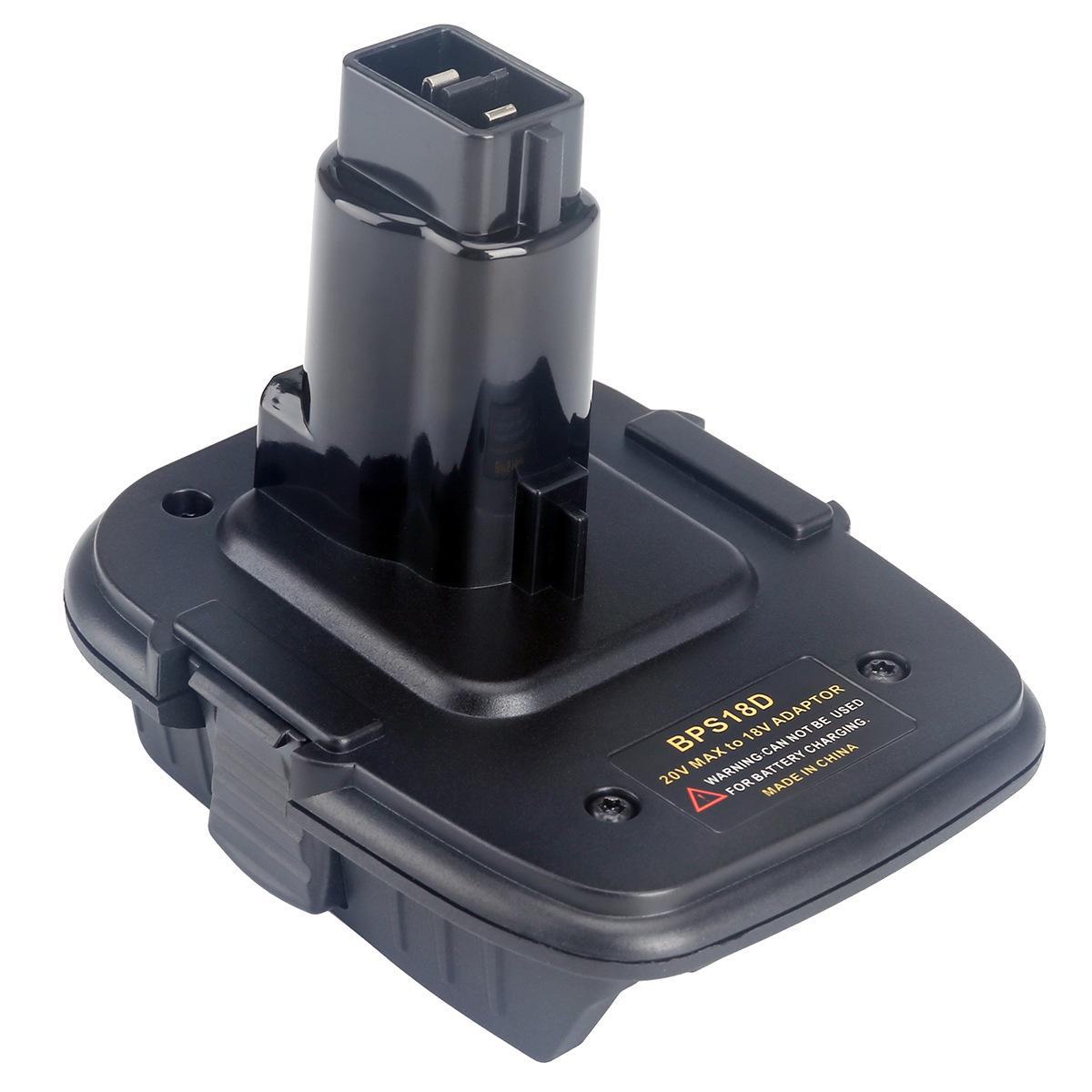Адаптер DM18D BPS18D DCA1820 для литий-ионных аккумуляторов DeWalt/Milwaukee на никелевые аккумуляторы 18 В. DM18D DeWalt Milwaukee