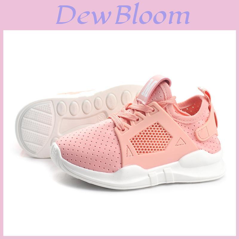New Kids Boy Girl Fashion Shoes With Breathable Mesh Material And Non-slip Rubber Sole