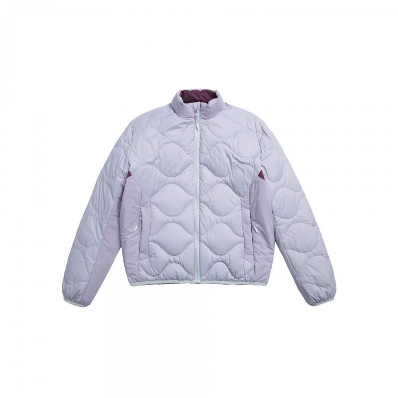 90 White Duck Down Waterproof Color Block Stand Collar Puffer Jacket Men Women Daily Sports Casual