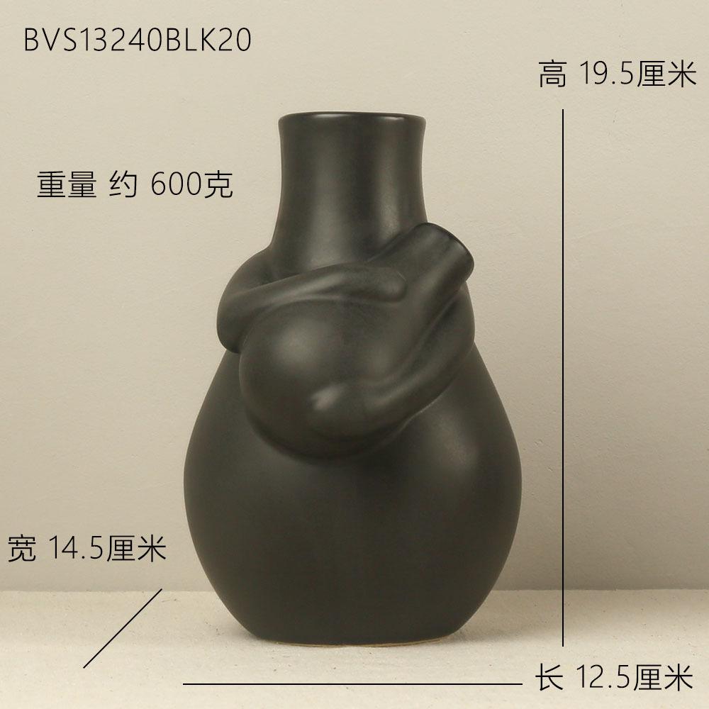 Creative Ceramic Decorative Vases Human Body Shape for Hydroponic Home Decor
