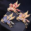 Fashionexquisite Colorful Flying Horse Brooches For Women Clothing Coat Accessries Gifts