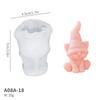 2024 Christmas Gnome Candle & Tree Diffuser Mold: 3D DIY Silicone for Plaster & Stone
