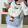 High-value schoolbag female college student cute fruit backpack Korean lightweight and large-capacity backpack tide for junior high school students