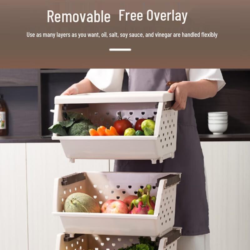 Aufbewahrungsregal für Küchengemüse