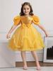Girls' Princess Dresses Skirts Bowknot Sequins Puffy Mesh Dresses Host Piano Performance Christmas Dresses 931  Little Girl's Favourite Dress Dresses