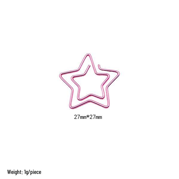 Electroplated Cartoon Insect & Plant Paper Clip Set for Organization