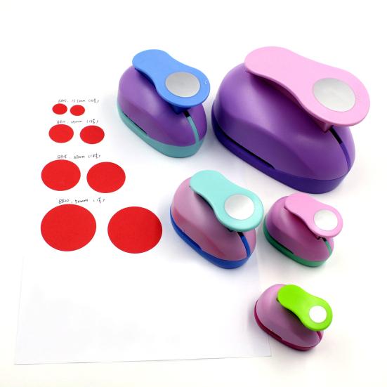 DIY Handmade 3D Hollow Greeting Card Paper Cutter Hole Punch Embosser Kids Gift