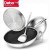 Debo Antonio 32cm Waben-Edelstahl-Wok