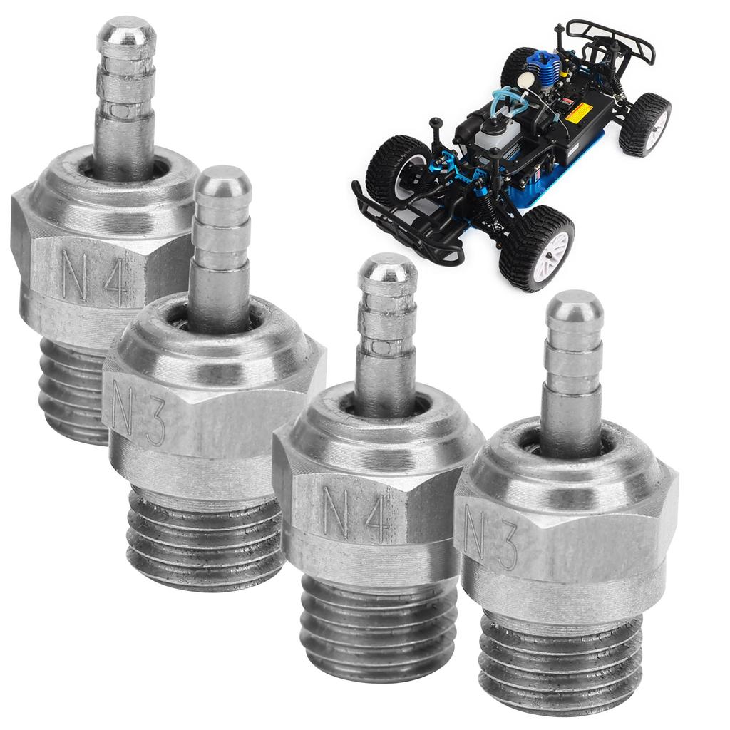 N3 N4 Fire Head Spark Plug RC Car Accessory Part Fit for Redcat HSP Methanol Engine