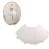 Jupe Courte Tutu Danse Ballet Bulle Vintage Superposée Plissée Couleur Unie Tulle Jupon Cosplay Fête Costume