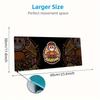 Burger Fries Fun Large Size Mouse Pad Large Gaming Table Cushion Nonslip Laptop Tablet Big Mousepad Xxl Mat Mini Pc Playmat With Lock Edge
