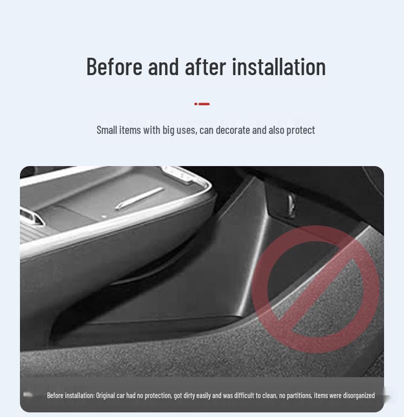 Eco-Friendly Storage Box for 26 Chery QQ3EV Models - Center Console Glasses and Car Accessory Organizer