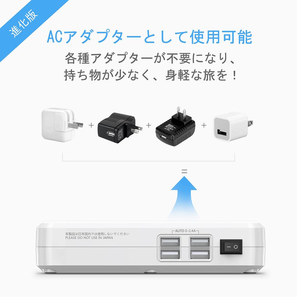 BESTEK By the Ministry of Trade and Overseas Travel Transformer Overseas Outlet Conversion Plug BF A O Type with C Type Plug with Cord Overseas Outlet