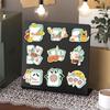 20-Piece Set: Chinese Style Magnetic Mahjong Stickers for Home Decor and Organization