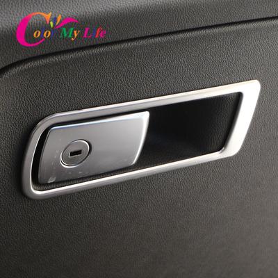 Edelstahl Auto Copilot Handschuh Aufbewahrungsbox Griff Abdeckung Trim für Bmw X3 G01 X4 G02 2018 - 2022 Dekoration Aufkleber
