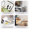 10/20/5pcs Releasable Cable Ties Wire Organizer Fastening Reusable Cable Tie Straps Nylon Hook Loop Wire Tie Cable Winder Tape