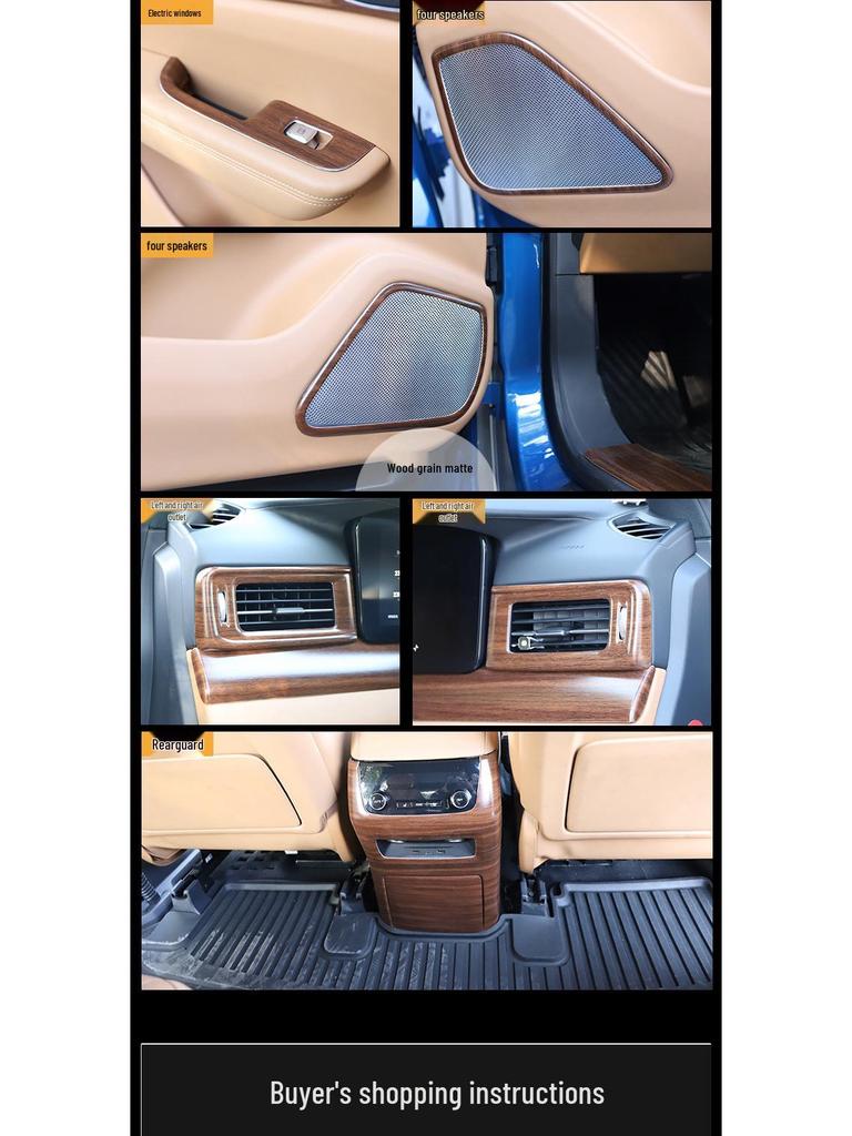 19-21 Li ONE Carbon Fiber Gear Panel Sticker for Center Console