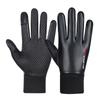 Waterproof Winter Gloves For Motorcycle 2 Finger Flip Windproof Women Men Gloves Velvet Warm Protection Pu Leather Sport Gloves