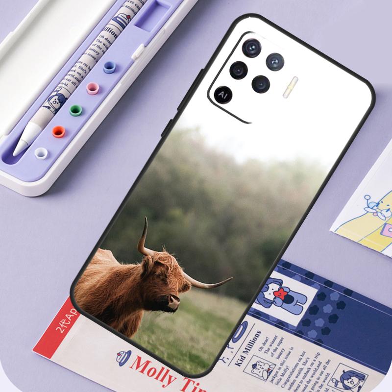 

Highland Cows For Oppo A40 A60 A80 A94 A74 A54 A15 A18 A38 A58 A78 A98 A16 A76 A96 A57 A17 A77 A5 Pro Case OPPO A54 4G