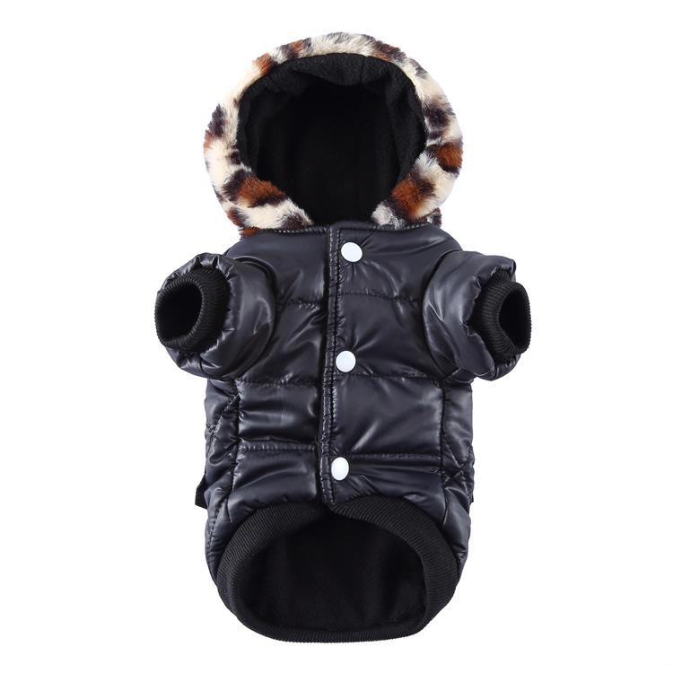 Warm European & American Winter Dog Fur Cotton Coat