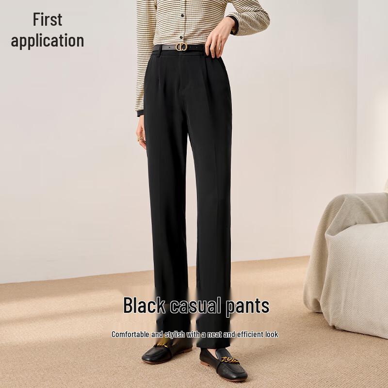 Chushen Women's High-Waist Wide-Leg Trousers