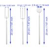 3 PCS Dipping Tool Stainless Steel Chocolate Drizzler Tool for Candy and Chocolate Cake Making