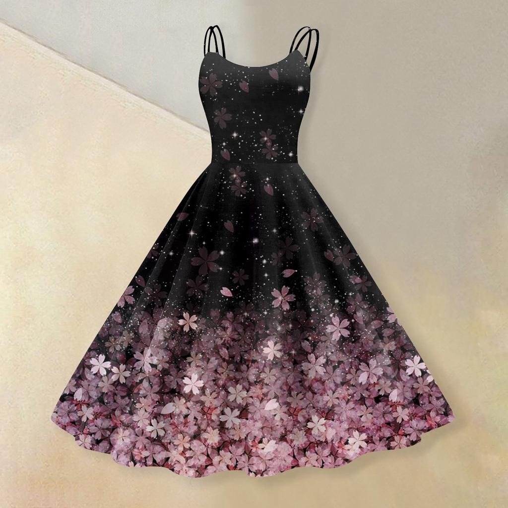 Modisches, bedrucktes, sexy, trägerloses Gothic-Cocktailkleid für Damen, Punk- und Vintage-Kleid.