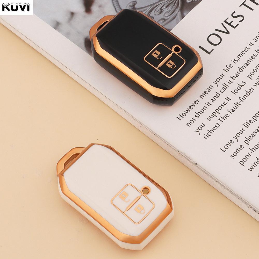 New Tpu Car Remote Key Case Cover Shell Fob For Suzuki Ertiga Swift  Wagon R Japanese Monopoly Type 3C Keychain Protector