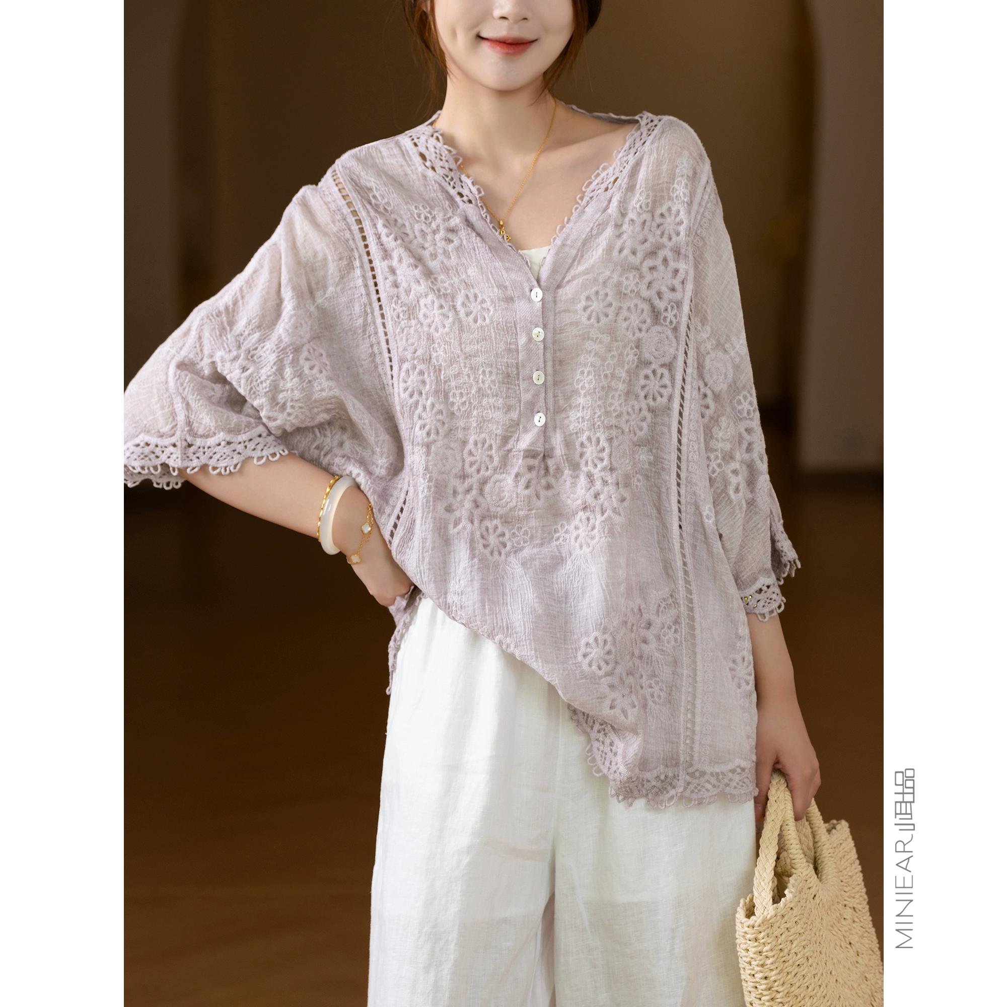 

Dimanaf Летняя женская футболка с V-образным вырезом и рукавами «летучая мышь», базовая кружевная, новая модная, кружевные футболки, повседневная свободная желтая футболка One Size