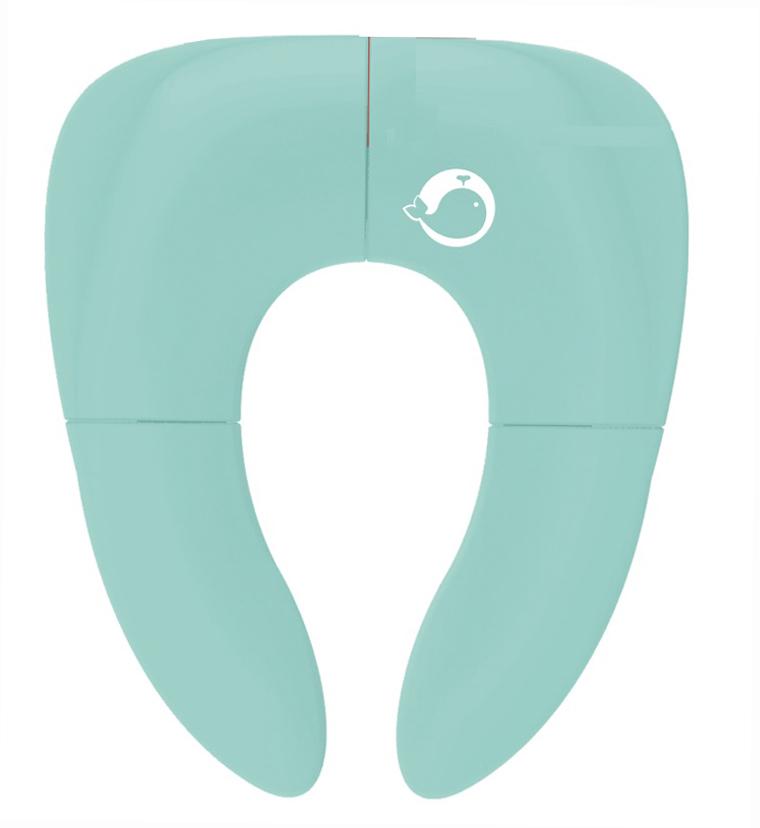 

Складное сиденье для унитаза eccomum, портативное моющееся сиденье из полипропилена с нескользящей подушкой, противоскользящей пряжкой