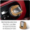 Multi-color Car Ignition Start Engine Stop Button Knob Bracket Decoration Cover For Porsche Cayenne 9YA.1 Panamera 971 2017-2023