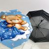 1PC Bear Cloud Umbrella-8-Rib Reinforced, Automatic Open, Lightweight & Durable, Fashion Accessory for Outdoor, J0407