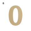1Pcs Modern Hotel Home Sticker Address Self-adhesive Door Plate Number House Drawer Sign Gate Digits Door Numeral Plaque