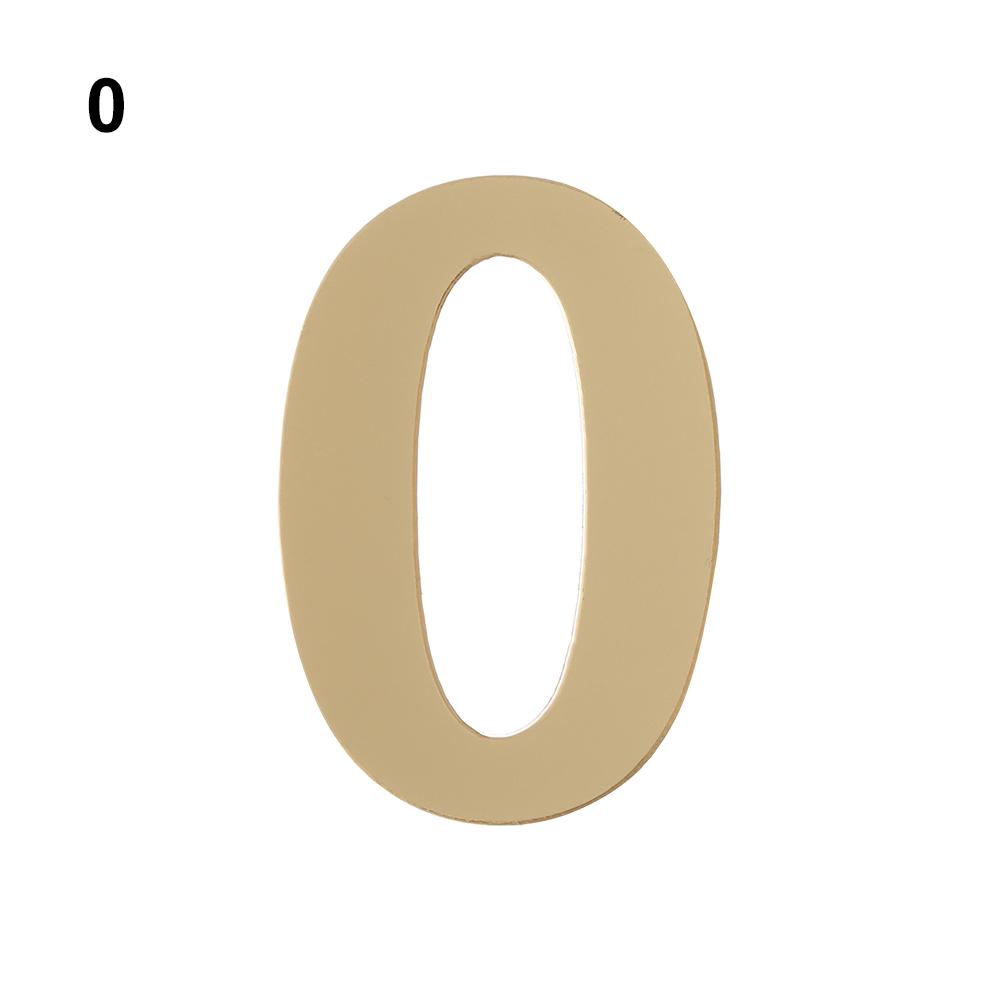 1Pcs Modern Hotel Home Sticker Address Self-adhesive Door Plate Number House Drawer Sign Gate Digits Door Numeral Plaque