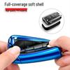Volkswagen Key Cover for Tiguan L, Teramont, Golf 7, Sportsvan, Lamando - TPU Electroplated Case with Buckle.
