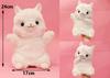 Amuse Alpacasso Hand Puppet Shiro-chan Plush Toy, Approximately 24cm Long, 703753