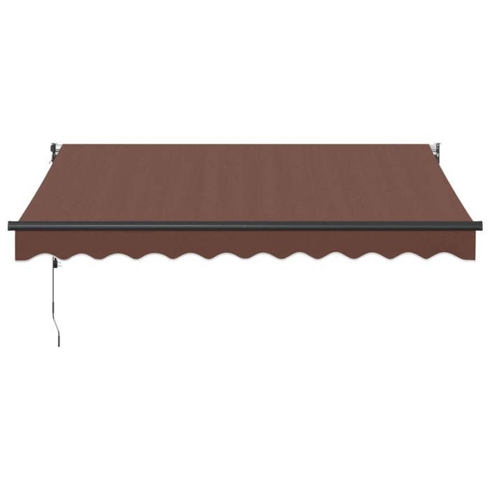 VidaXL Auvent rétractable automatique marron 300x250 cm, auvent, auvent de porte, auvent de jardin, store, auvent de 3215713
