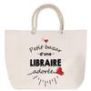 Rope Handle Beach Bag - PLANETEE - Large Size - Cotton - Multicolored - Personalized