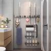 Stainless Steel Wall-Mounted Mop and Broom Holder