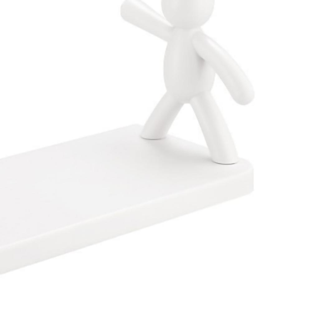 Badezimmer Schweberegal Stanzfrei Stark Belastbar Langlebiges PP Badezimmer Wandregal für Badezimmer Küche Weiß