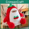 Chili Pepper Creative Shark Plush Doll Marine Animal Cushion Plushie Gift Toy
