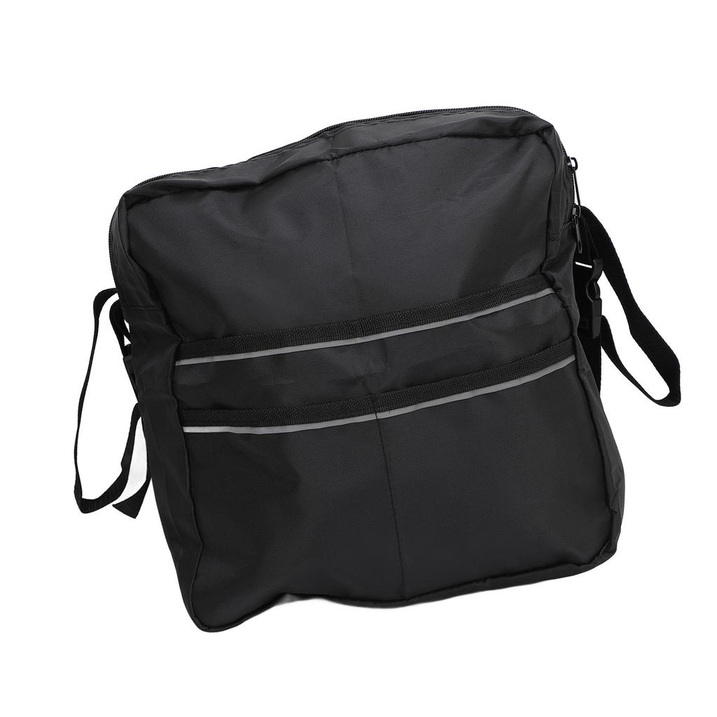 Plecak na wózek inwalidzki Tkanina Oxford Duża pojemność Wszechstronna Regulowana Torba Saszetka na wózek inwalidzki na pomoc do chodzenia Wózek rowerowy