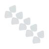 5pcs Powder Puff Storage Box Portable Transparent Triangle Makeup Puff Container Case for Bead Capsu