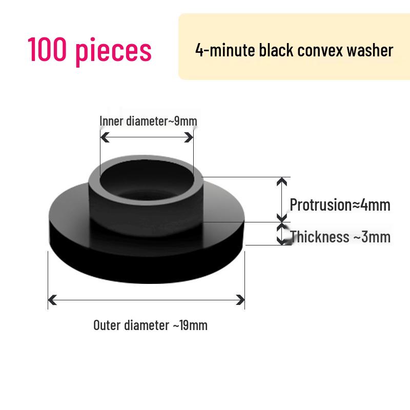 1-Inch Silicone Rubber Sealing Ring Gasket for Shower Hose and Water Pipe Washer
