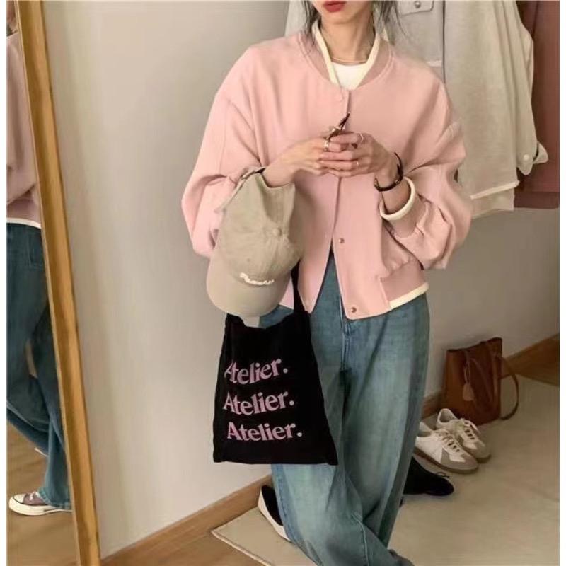 Baseball Jacket Women's Jacket Cardigan Top